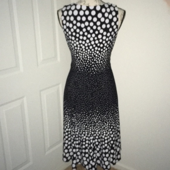 PERCEPTIONS POLKA DOT DRESS - Picture 2 of 7